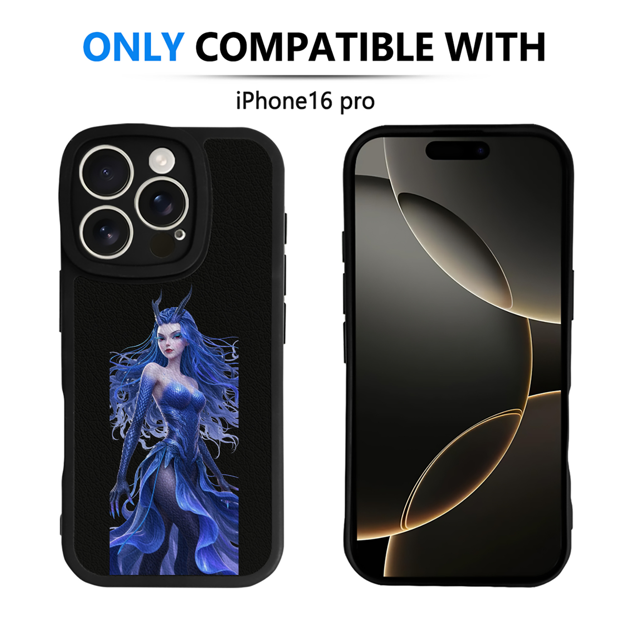 （画像用） Ne Zha 2 ナタ 魔童の大暴れ 【iPhone 16シリーズ対応】シリコンスマホケース（レザー調） 材質：シリコン